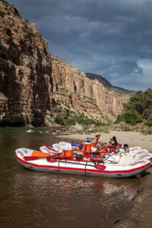 Dinosaur, Colorado, River rafters on the Green River in Dinosaur National Monument
