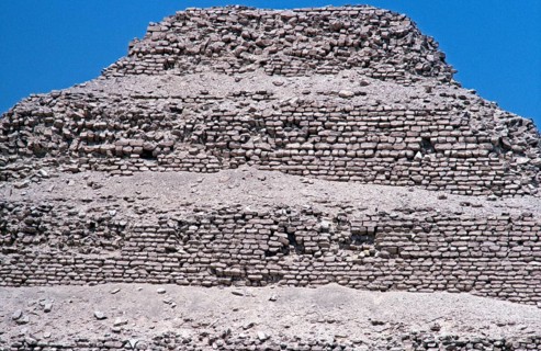 Step pyramid of Djoser, Sakkara, al-Jiza governorate, Egypt, September 1989, vintage, retro, old,