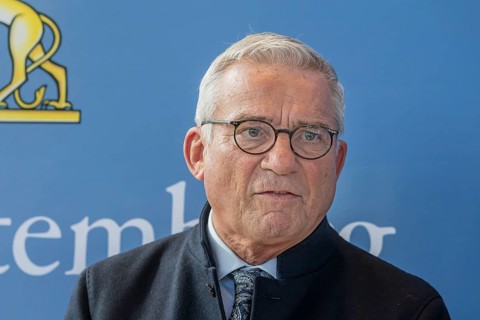 Thomas Strobl (CDU), Deputy Minister President and Minister of the Interior BW, portrait.
