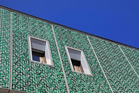 Head office of Sparkasse Fürstenfeldbruck, Upper Bavaria, Bavaria, Germany, Modern building with
