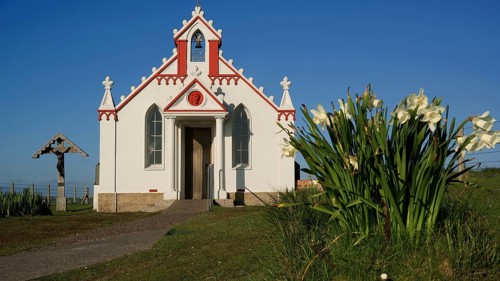 Europe, Scotland, Great Britain, England, Landscape, Mainland, Orkney Islands, Italian Chapel
