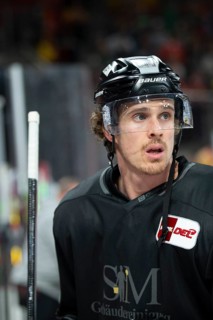 PSD Bank Dome, Düsseldorf, North Rhine-Westphalia, Louis- Marc Aubry (Koelner Haie, #15), PENNY