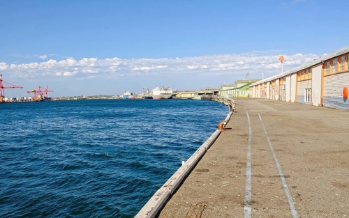 Victoria Quay in the Inner Harbour on the mouth of the Swan River, Fremantle, WA, Australia,