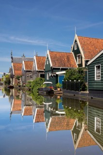 De Rijp is a Dutch village with typical Zaan style timbered houses