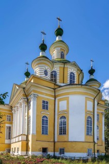 Ascension Cathedral in Spaso-Sumorin monastery, Totma, Russia, Europe