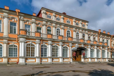 Alexander Nevsky Lavra (Monastery) in Saint Petersburg, Russia. Metropolitan Corps