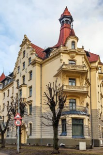 Building in Art Nouveau style, Riga, Latvia (Alberta street 12)