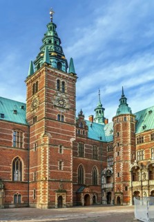 Frederiksborg Castle is a palatial complex in Hillerod, Denmark. It was built as a royal residence
