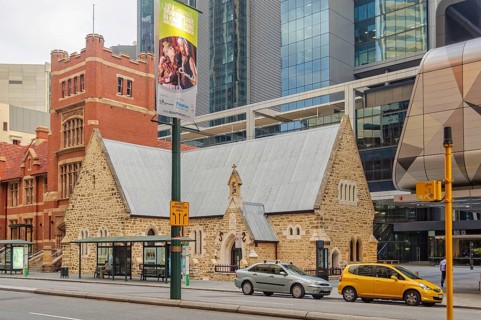 Old Perth Boys School at St Georges Terrace, Perth, WA, Australia, Oceania