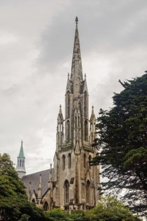 At 56.4 metres (185 ft), the spire makes the First Church of Otago the city's tallest building,