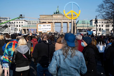 20.03.2022, Berlin, Germany, Europe, Peace rally and benefit concert for Ukraine under the motto,