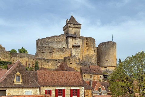 Chateau de Castelnaud is a medieval fortress in the commune of Castelnaud-la-Chapelle, Perigord,