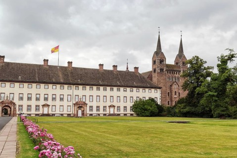Imperial Abbey of Corvey was one of the most privileged Carolingian monastic sanctuaries in the