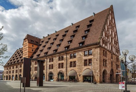 Former Customs House (Mauthalle) in Nuremberg, Germany, Europe
