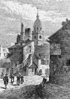 Blackfriars or Cowgate Port, demolished in 1715, Edinburgh, Scotland, United Kingdom, Europe