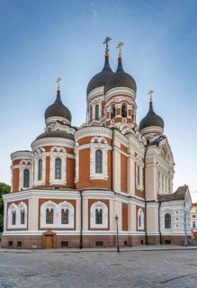 Alexander Nevsky Cathedral is an orthodox cathedral in the Tallinn Old Town, Estonia, Europe