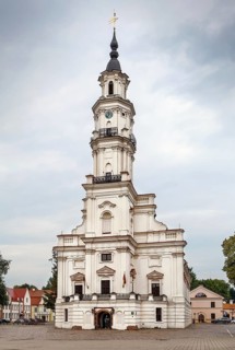 Town Hall of Kaunas stands in the middle of the Town Hall Square at the heart of the Old Town,