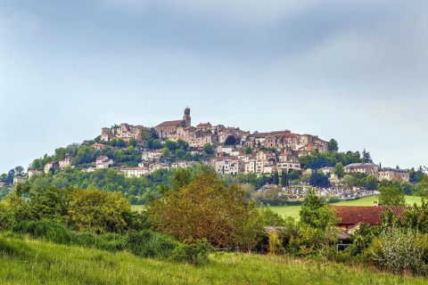 View of Cordes-sur-Ciel is a commune in the Tarn department in southern France