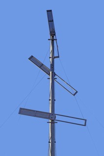 French early 19th century optical telegraph, semaphore telegraph, type 1806 for conveying textual