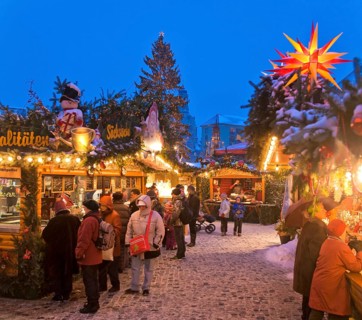 The Striezelmarkt, which has been held since 1434, is the oldest Christmas market in Germany and