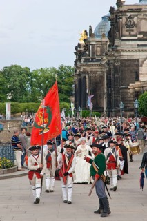 Baroque Festival Dresden. For the 3rd Baroque Festival in Dresden, there was a parade of all