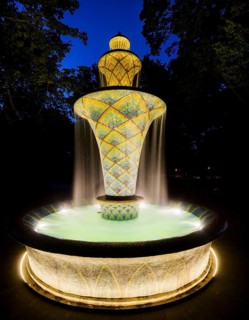 Mosaic Fountain in the Great Garden After almost two years of comprehensive renovation, the mosaic
