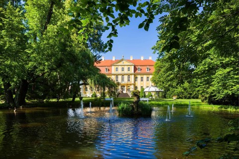 Baroque Rammenau Castle, Rammenau Castle in Rammenau near Bischofswerda in the district of Bautzen