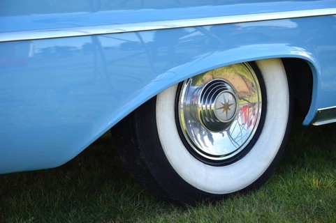 Lincoln Premiere Hardtop 1957, at a classic car meeting in Büsum, Germany, Europe