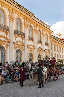 Historical Hunting and Carriage Gala, in the Palace Park, Schleißheim Palace, Upper Bavaria,