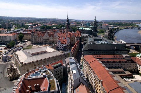 View from the lantern of the Church of Our Lady