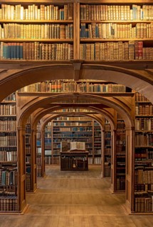 Historic Library Hall, Upper Lusatian Library of Sciences, Barockhaus, Görlitz, Goerlitz, Germany,