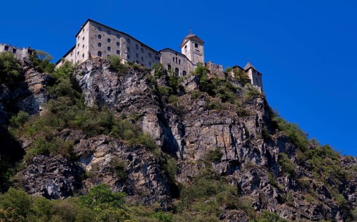 Säben Monastery, Klausen, Chiusa, Eisacktal, Province of Bolzano, South Tyrol, Italy, Europe