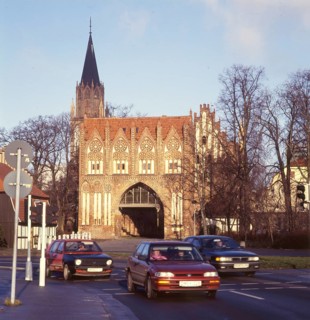 A visit to Neubrandenburg, here on 29.11.1994, still shows a picture of the post-reunification
