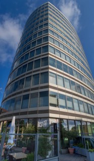 Merian Forum tower block, Leipziger Platz, Nuremberg Middle Franconia, Bavaria, Germany, Europe
