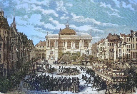 Historical festival 1869 in Saint Omer, Saint-Omer, commemorating the entry of William I Clito (25