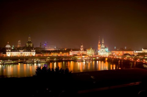 DEU Saxony Dresden Dresden Silhouette