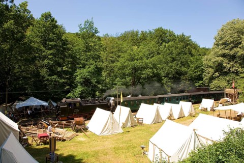 The Karl May Festival has been held every year since 1991 on a weekend in May in Lössnitzgrund