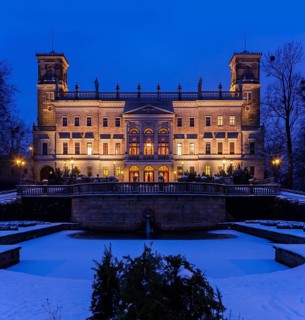 Albrechtsberg Castle in Winter