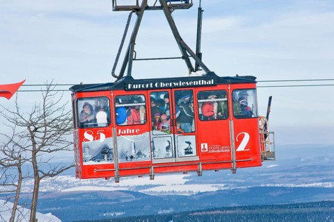Suspension railway in Oberwiesenthal
