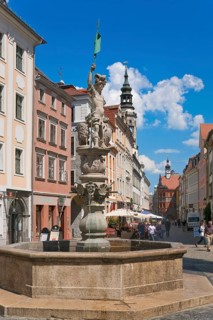 Görlitz Georgsbrunnen at the Obermarkt