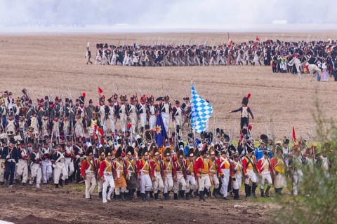 Re-enactment of the Battle of the Nations