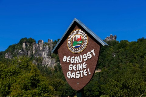 Bastei rock in Rathen