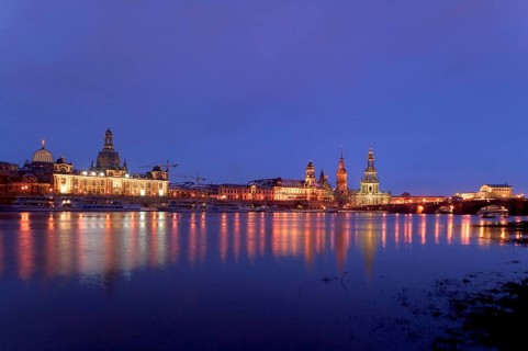 DEU Saxony Dresden Dresden Silhouette