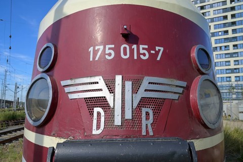 State train GDR, railway station, Lichtenberg, Berlin, Germany, Europe