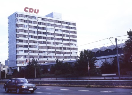 DEU, Germany: The historical slides from the 84-85 r years, Bonn.ca. 1984. headquarters of the CDU