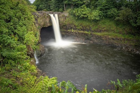 Rainbow Falls, Hilo, Big Island, Hawaii, USA, North America