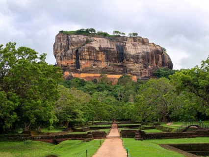 Sigiriya Rock and ancient fortress, Sri Lanka, Asia