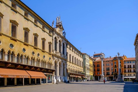 Piazza dei Signori, Vicenza, Veneto, Italy, Europe