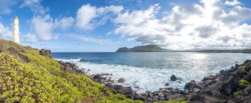Ninini Point Lighthouse, Lihue, Kauai, Hawaii, USA, North America