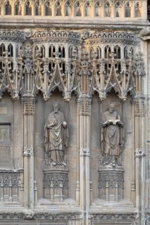 Detail, Cathedral, Canterbury, Kent, England, Great Britain